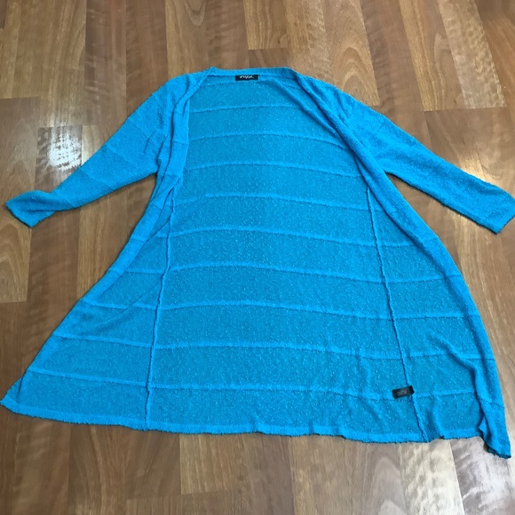 Papa Turquoise long cardigan S/M 34/35 bust Excellent condition - Picture 6 of 8
